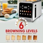Smart Touch Screen Toaster with LCD and Digital Timer