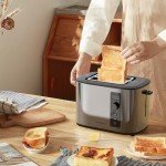 Extra Wide Slot 2-Slice Toaster with Timer