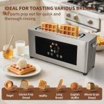 BBday Touch Screen 2-Slice Slim Toaster