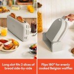 BELLA Slim Toaster & Ceramic Waffle Maker Set