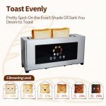 BBday Touch Screen 2-Slice Slim Toaster