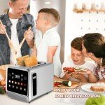 Smart Touch Screen Toaster with LCD and Digital Timer