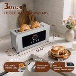 BBday Touch Screen 2-Slice Slim Toaster
