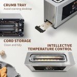 BBday Touch Screen 2-Slice Slim Toaster