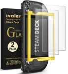 Ivoler Anti-Glare Tempered Glass Screen Protectors for Steam Deck