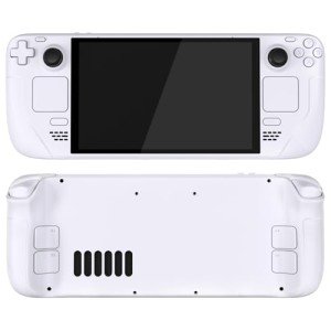 Custom White Housing Shell for Steam Deck OLED