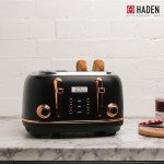 Haden Heritage 4-Slice Adjustable Stainless Steel Toaster