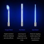 NuDerma Clinical Skin Therapy Wand with 6 Wands