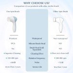 COSLUS 7-in-1 Silicone Face Cleansing Brush