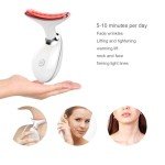 LED Facial and Neck Massager with Color Therapy
