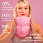 LED Face Mask Light Therapy Spa Kit (4 Pieces)