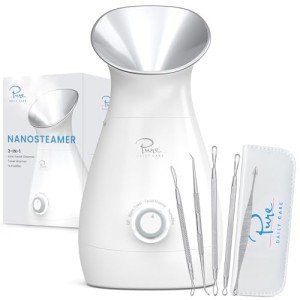3-in-1 Nano Ionic Facial Steamer with Skin Kit