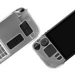 Crystal Clear Kickstand Case for Steam Deck