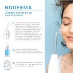 NuDerma Professional Skin Therapy Wand with 6 Wands