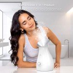 3-in-1 Nano Ionic Facial Steamer with Skin Kit