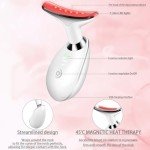 JURP 7-Color LED Face Neck Massager Device