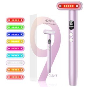 MoAcey 9-in-1 Red-Light Therapy Facial Massager