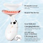 Neck Face Massager with Vibration & Color Modes