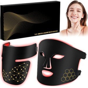 YOEYOU Rechargeable Red Light Therapy Mask for Skincare