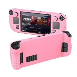IINE Pink Silicone Case for Steam Deck OLED
