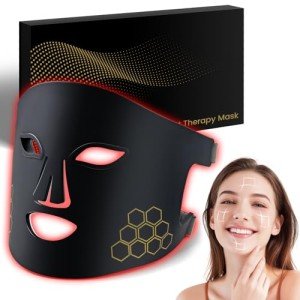 YOEYOU Rechargeable Red Light Therapy Face Mask