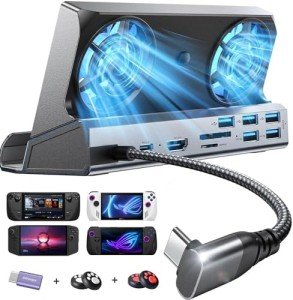 LISEN 10-in-1 Docking Station for Steam Deck and ROG