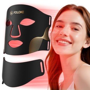 FOLOKE LED Light Therapy Face & Neck Mask