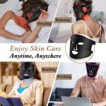 YOEYOU Rechargeable Red Light Therapy Face Mask