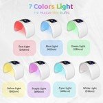 LED Red & Blue Light Therapy Face Mask