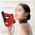 FOLOKE LED Light Therapy Face & Neck Mask