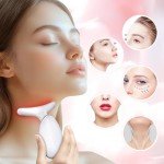 Neck and Face Massager with Vibration for Skincare