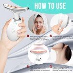 7-Color LED Facial Massager with Red Light Therapy