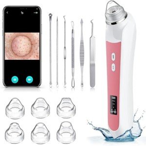 Blackhead Remover Vacuum with Camera & Suction Heads