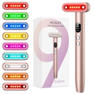 MoAcey 9-in-1 Facial Massager and Red-Light Therapy