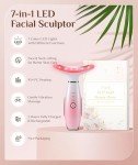 Dopsikn 7 Color Facial Massager with Red Light