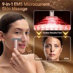 MoAcey 9-in-1 Facial Massager and Red-Light Therapy