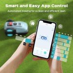 Smart Robotic Lawn Mower with App Control