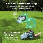 Smart Robotic Lawn Mower with App Control