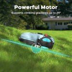 Smart Robotic Lawn Mower with App Control