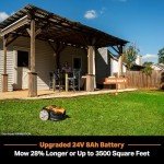 LawnMaster OcuMow™ Wireless Robot Mower for Small Lawns