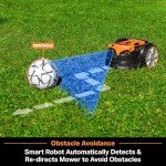 LawnMaster OcuMow™ Wireless Robot Mower for Small Lawns