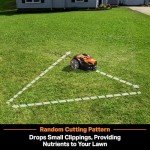 LawnMaster OcuMow™ Wireless Robot Mower for Small Lawns