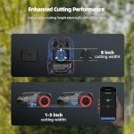 Smart Robotic Lawn Mower for 0.25 Acre Yards