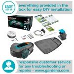 GARDENA SILENO Minimo Robotic Lawn Mower - Bluetooth