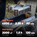 Smart Remote Control Lawn Mower with Real Blades