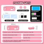 IINE Pink Silicone Case for Steam Deck OLED