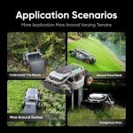 Smart Remote Control Lawn Mower with Real Blades