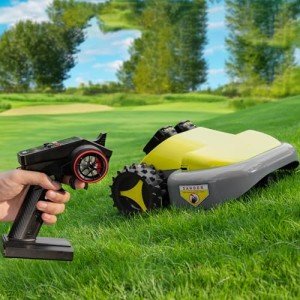 Cordless Self-Propelled Lawn Mower with Adjustable Height