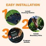 MowRo Self-Installing Robot Lawn Mower for 1/4 Acre