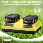 Cordless Self-Propelled Lawn Mower with Adjustable Height